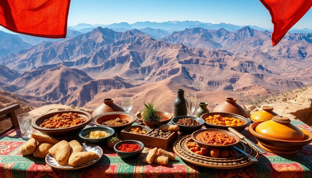 Atlas Mountains Berber cuisine