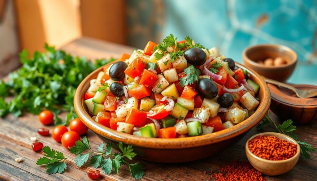 healthy moroccan salad