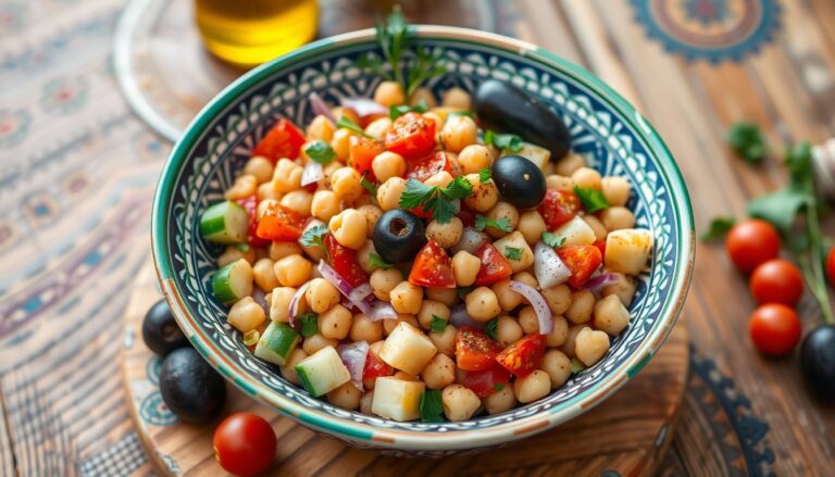 the delicious plate moroccan chickpea salad