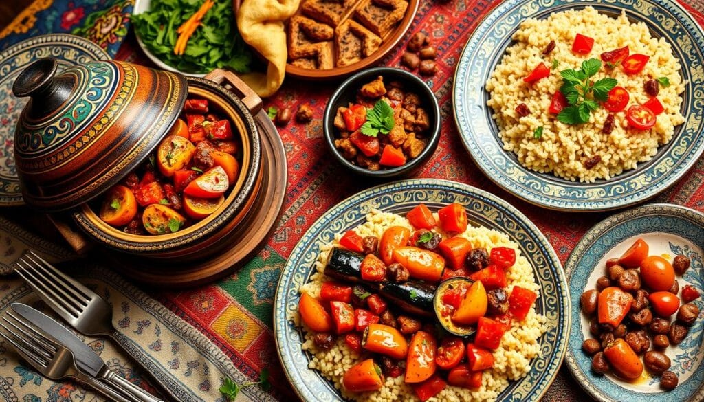 traditional moroccan vegetarian food