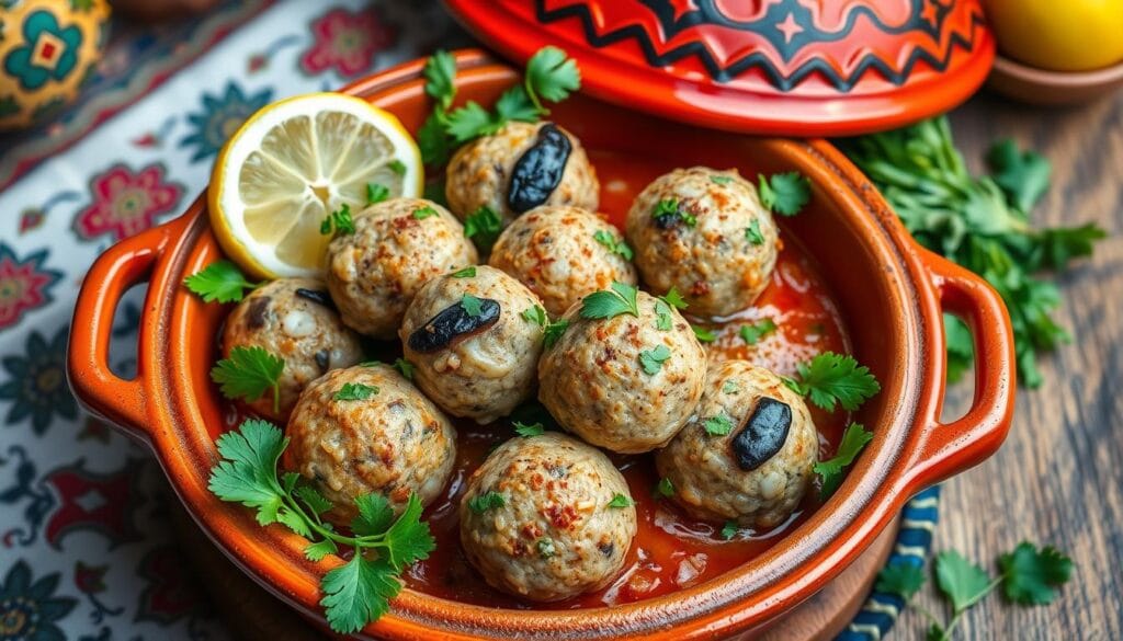 Moroccan Sardine Ball Tagine