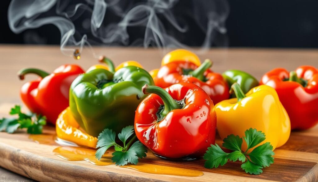 roasted peppers