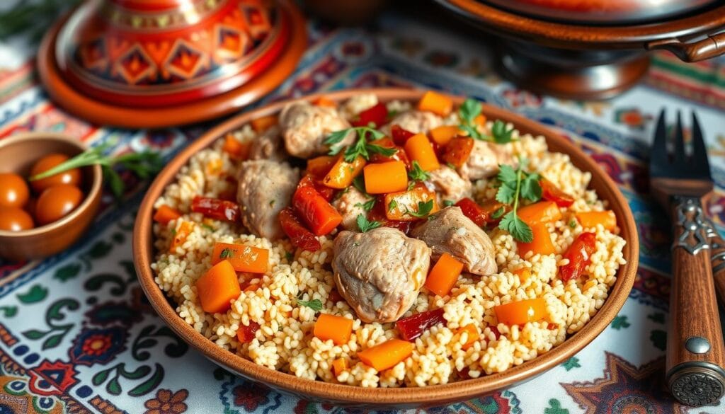 traditional moroccan chicken couscous recipe