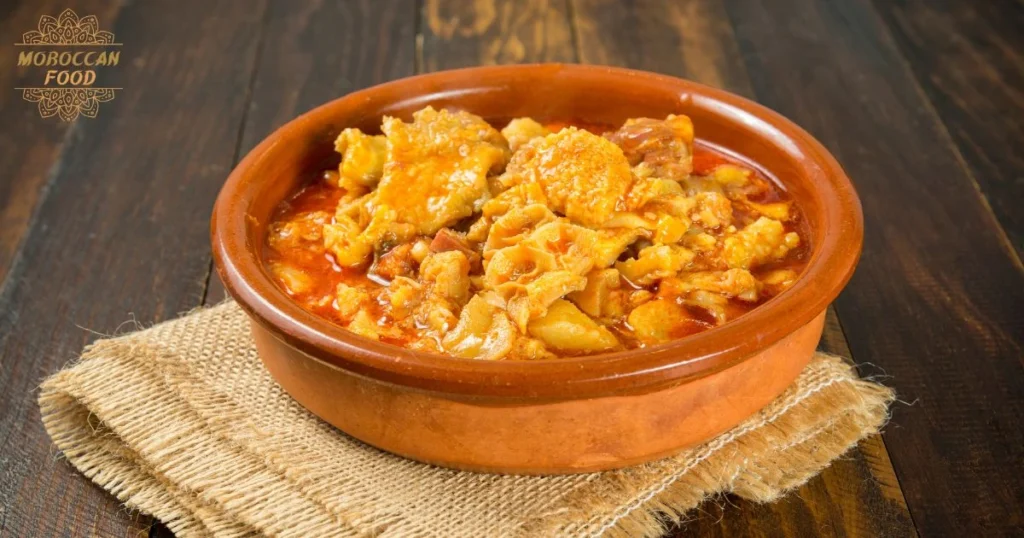 Moroccan tripe stew (kercha)